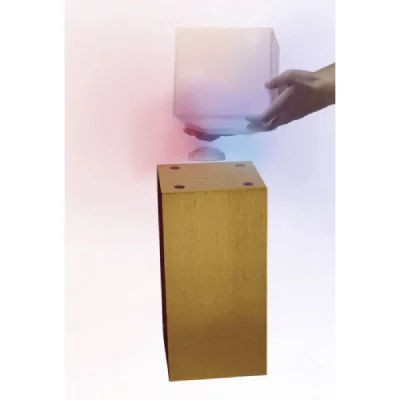 MEGAPOLITE Lampe Led En L&eacute;vitation En Bois Clair  (Sans Abat-Jour)