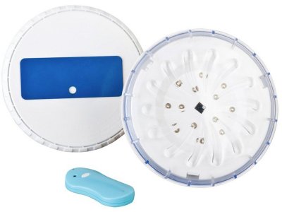 GRE Lampe led magn&eacute;tique pour piscine hors sol 2 pcs blanc