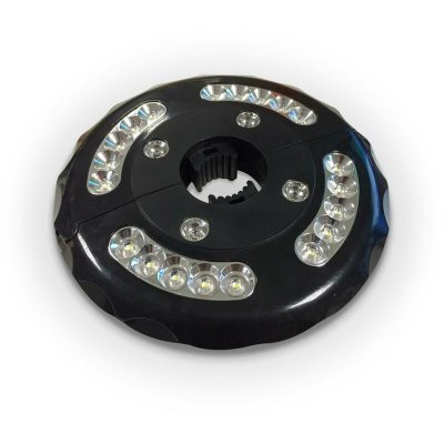 SWEEEK Lampe LED - Noir - Pour parasol m&acirc;t central et d&eacute;port&eacute; Alice's Garden