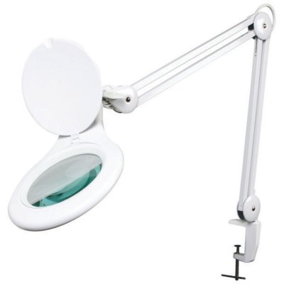 VELLEMAN Lampe-loupe led 8 dioptries - 8 w - 60 leds - blanc