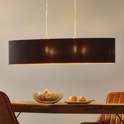 EGLO Lampe pendante noire maserlo 100 cm