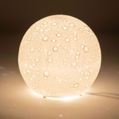AMADEUS Lampe pleine lune Diam: 16.5 cm en porcelaine - E148WLED - Multicolore - 