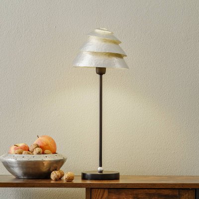 HOLLANDER Lampe Snail One 1x60W E14 Argent Noir - Gris