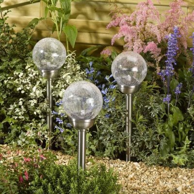 SMART GARDEN Lampe solaire 12 cm boule multicolore Smart solar