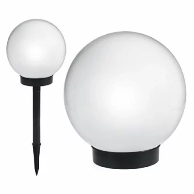 GREENBLUE Lampe solaire LED ext&eacute;rieure blanche 15x15x48cm  GB121