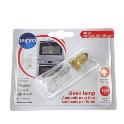WHIRLPOOL Lampe Spherique E14 40w 230-240v Lfo135 Pour Four  - 481281728322