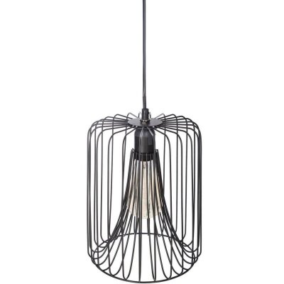 ATMOSPHERA Lampe suspension m&eacute;tal ""plafond"" 25cm noir