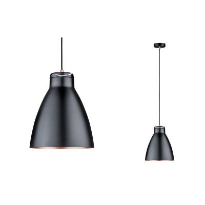 PAULMANN Lampe suspension Neordic Roald 1-flamme noire / cuivre / marbre 796,09