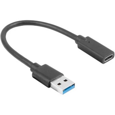 LANBERG  Adaptateur USB Type-C(F)- USB Type-A (M) 15 cm Noir