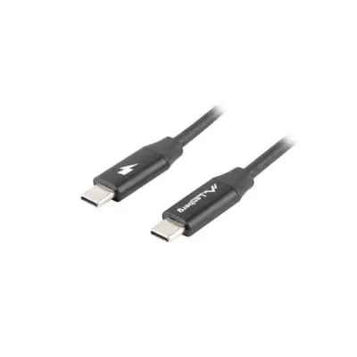 LANBERG  CA-CMCM-40CU-0018-BK c&acirc;ble USB 1,8 m USB 2.0 USB C Noir
