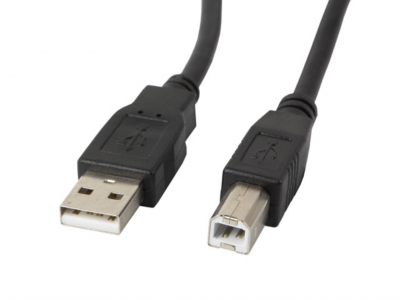 LANBERG  Ca-usba-11cc-0050-bk Usb-a To Usb-b M/m Cable 5 M Noir