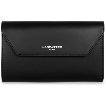 LANCASTER  portefeuille cuir de vachette constance 19 cm noir femme