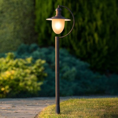 Lanterne / lampadaire exterieur - 1xE27 - Rouille Lucide aruba