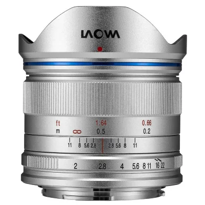 LAOWA  7,5mm F2 argent monture Micro 4/3 standard objectif photo