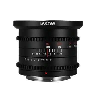 Laowa objectif 6mm t2.1 zero-d mft cine compatible avec micro 4/3