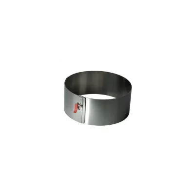 LARES  Cercle &agrave; p&acirc;tisserie extensible 18-30 cm / Hauteur 10 cm