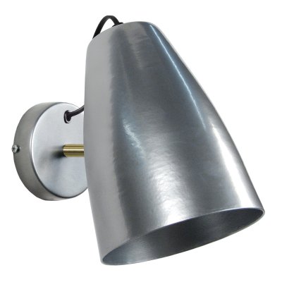 TOSEL Larsen applique t&ocirc;le repouss&eacute;e 14,5x14,5x25 cm aluminium 30592