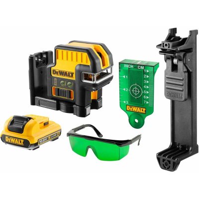 DEWALT Laser croix + 5 Points XR 10.8V 2Ah Li-Ion faisceau vert - DCE0825D1G