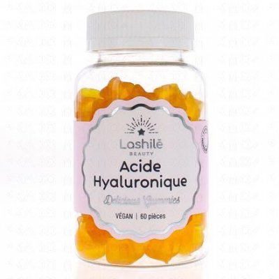 LASHILE Lashil&eacute; Beauty Acide Hyaluronique Soin de la peau 60 gummies