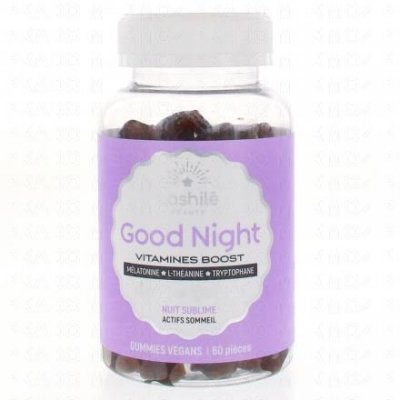 LASHILE Lashil&eacute; Beauty Good Night 30 Jrs (Sans Sucres) - Pot 60 gommes