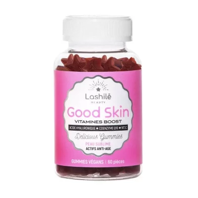 LASHILE BEAUTY Lashil&eacute; Beauty Good Skin (Sans Sucres) - Pot 60 gommes