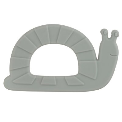 LASSIG L&auml;ssig Anneau de Dentition en Silicone/Garden Explorer Escargot Gris