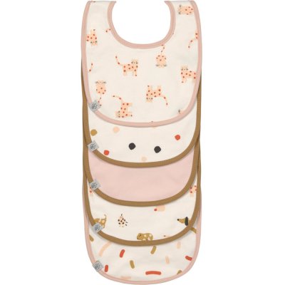 LASSIG L&auml;ssig Bavoir b&eacute;b&eacute; scratch Little Mateys Spicy Orange lot de 5