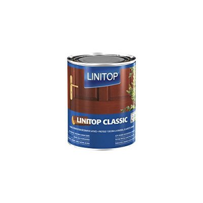 LINITOP Lasure bois haute protection satin&eacute; noyer 1L 