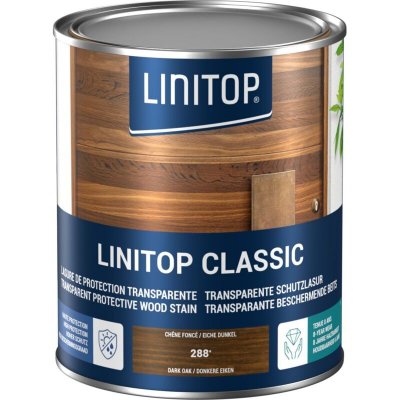 OWATROL Lasure mate satin LINITOP Ch&ecirc;ne fonc&eacute; de 1 litre