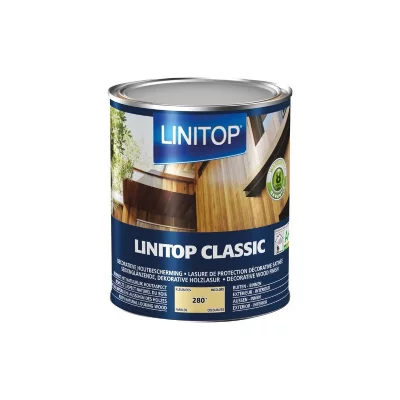 OWATROL Lasure satin&eacute;e incolore - LINITOP - Classic - 1 L - Protection bois - Finition satin&eacute;e