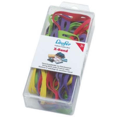 GENERIQUE L&auml;ufer X-Bande Dans Carton 500 G, 250 X 25 Mm, Assorti En Couleur