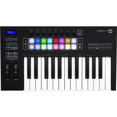 NOVATION LAUNCHKEY-25-MK3 - Clavier ma&icirc;tre Launchkey MKIII 25 notes - 16 pads