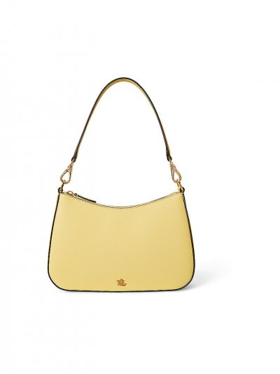 LAUREN RALPH LAUREN  Sac en cuir - Sac &agrave; main DANNI 26 Medium jaune