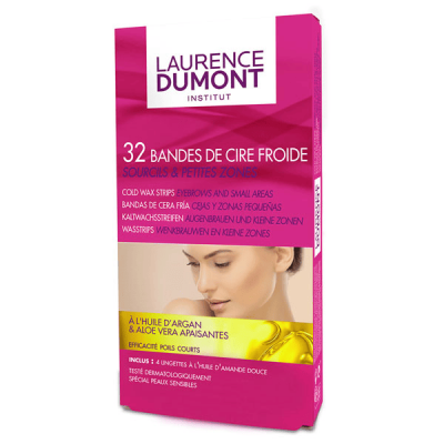 LAURENCE DUMONT  - 32 bandes &eacute;pilation sourcils cire froide