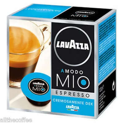 LAVAZZA  A Modo Mio Expresso DEK Cremoso 16 par Paquet - Paquet de 2