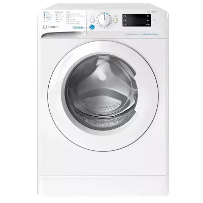 INDESIT Lave-linge frontal 8kg 1200 tours/min - BWE8127XWVFR - 