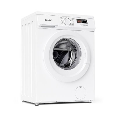 COMFEE Lave-linge hublot - 8 kg - Vapeur - 1400 trs/min - Smart Moteur Inverter - Classe A - Blanc