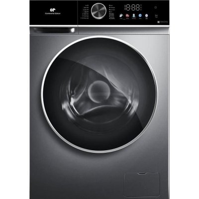 CONTINENTAL EDISON Lave-linge hublot - CELL1012DDS1 - 10kg - Moteur induction directe - 60 cm - 1200 trs/min - Silver