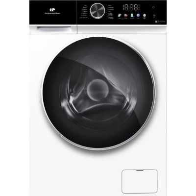 CONTINENTAL EDISON Lave-linge hublot - CELL1012DDW1 - 10kg - Moteur induction directe - 60 cm - 1200 trs/min - Blanc