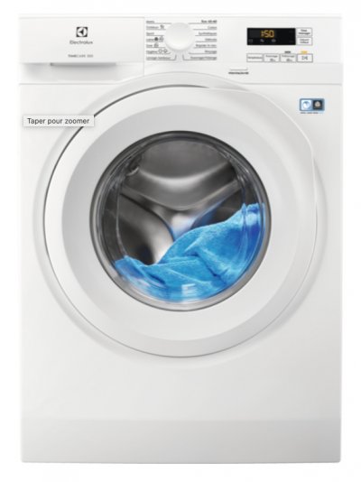 ELECTROLUX Lave-linge hublot Pose-libre TimeCare 8 k  EW5F6834BA