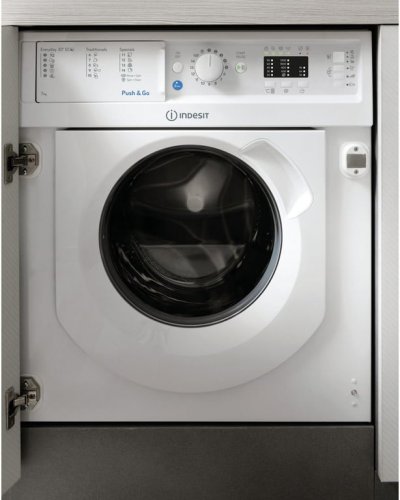 INDESIT Lave linge ouverture hublot Int&eacute;grable  BIWMIL71252EU