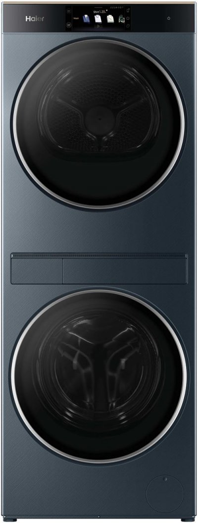HAIER Lave-linge S&eacute;chant  Clc108gnu1 Pose Libre Anthracite 10 Kg/8 Kg