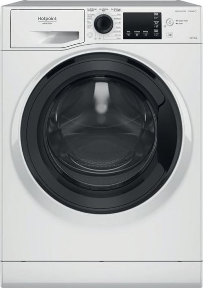HOTPOINT Lave-linge s&eacute;chant  NDB8635KFR Blanc 