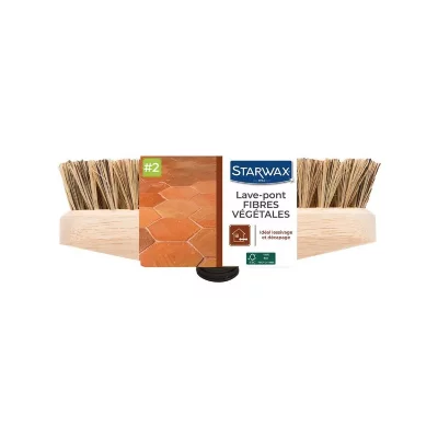 STARWAX Lave-pont fibres v&eacute;g&eacute;tales Terrasses-Sols carrel&eacute;s