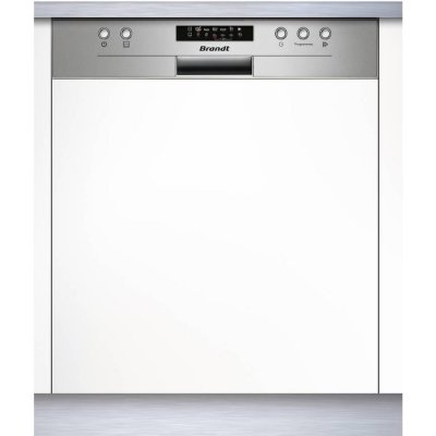 BRANDT lave-vaisselle 60cm 14 couverts 44db int&eacute;grable avec bandeau - BB3424LX 