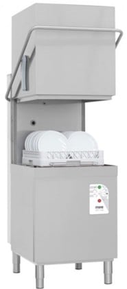 MEC Lave Vaisselle &agrave; Capot Electronique TE100 avec Doseur de Produit de Rin&ccedil;age 8500 w