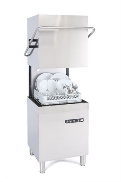 ADLER Lave Vaisselle &agrave; Capot EVOLINE 50x50 Triphase avec Pompe de Vidange