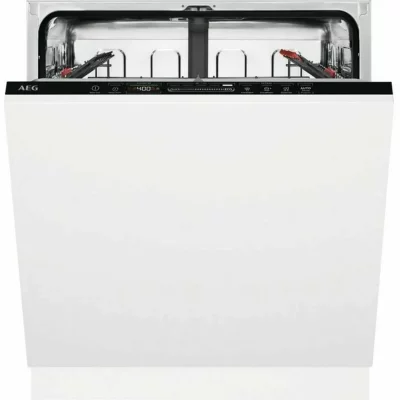 AEG Lave-Vaisselle FSE63307P 911 384 151 9.9L 42dB 7 Programmes D&eacute;part Diff&eacute;r&eacute; Commande Frontale Blanc 