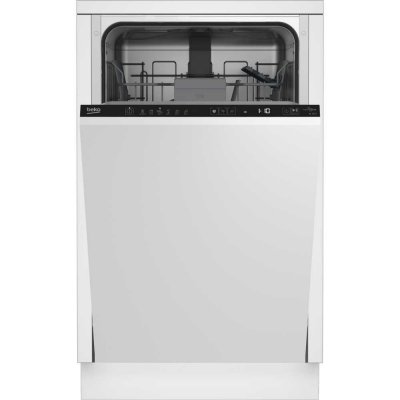 BEKO Lave-vaisselle int&eacute;grable  BDIS15031 45 cm 10 couverts 46 dB Classe D Inox - Neuf