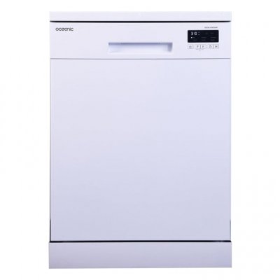 OCEANIC Lave-vaisselle pose libre  OCEALV1247DWP - 12 couverts - Induction - L60cm - 47 dB - Blanc